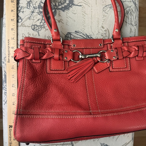 Coach Rust Color Handbag - Picture 8 of 9